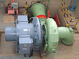 turbine hydraulique / Francis / corps en spirale / pour applications d'entraînements mécaniques