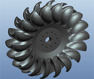 turbine hydraulique / Pelton / pour la production d’électricité