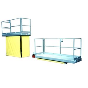 plateforme de travail / avec garde corps de sécurité / hydraulique