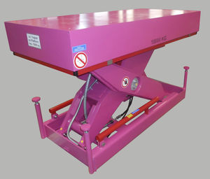 table élévatrice à ciseaux / hydraulique / stationnaire