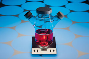 agitateur magnétique de laboratoire / numérique / de fiole / compact