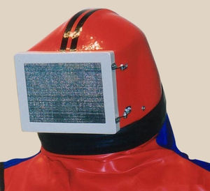 casque de sableur / avec grille de protection