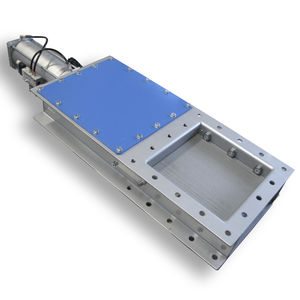 vanne à glissière / électrique / à commande pneumatique / de blocage
