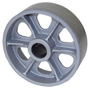 roue monobloc / en fonte / pour charges lourdes