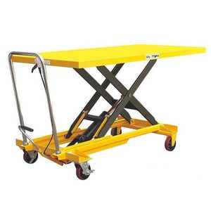 table élévatrice à ciseaux / hydraulique / manuelle / mobile