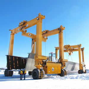 portique sur pneus / pour les travaux de génie civil