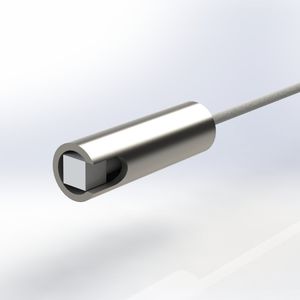capteur de déplacement linéaire / sans contact / laser / compact