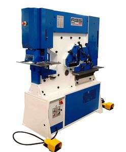 poinçonneuse semi-automatique / électrique / à tôle / encocheuse