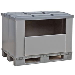 caisse-palette en plastique / de transport / empilable
