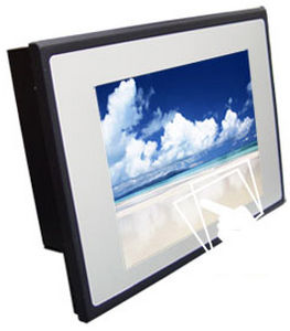 moniteur LCD / avec écran tactile / 1024 x 768 / mural