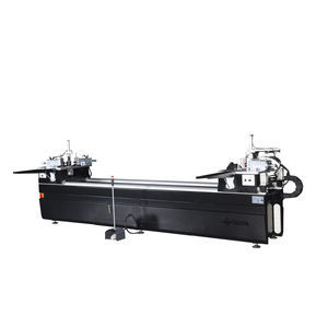 sertisseuse d'angles pour profilés en aluminium / automatique / hydraulique / à double tête