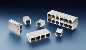 connecteur PCB / jack / rectangulaire / modulaire