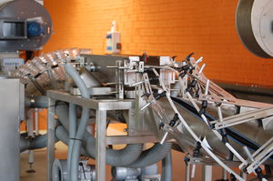 machine de rinçage de bouteilles / par air