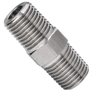raccord fileté / droit / hydraulique / pneumatique