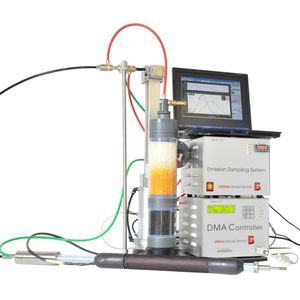 système d'échantillonnage de particules / de gaz / à flux continu / pour analyse