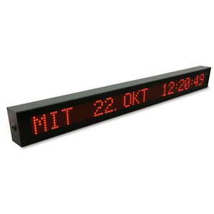afficheurs à LED / à matrice de points / grand format / programmables
