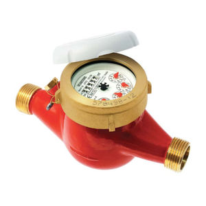 compteur d'eau / volumétrique / à cadran sec / à turbine jet multiple