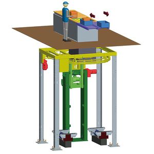 plate-forme de travail / de levage / de préparation de commandes / de palette