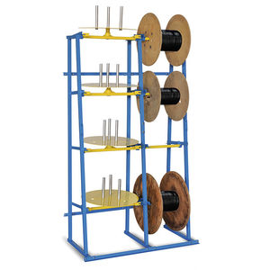 rayonnage entrepôt de stockage / pour touret / en acier / modulaire