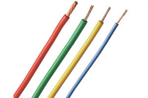 fil électrique isolé / en cuivre / en TPE / souple