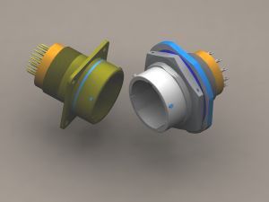 connecteur RF / DIN / circulaire / à bride