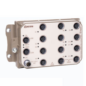 commutateur Ethernet administrable / 12 ports / sur rail DIN / compact