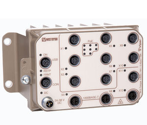 commutateur Ethernet administrable / 12 ports / PoE / industriel