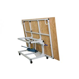 chariot de transport / en acier / porte panneau / pour feuilles de matériaux