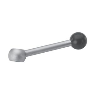 manette indexable en acier / filetée
