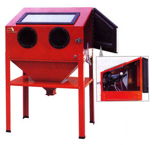 cabine de sablage à pression / manuelle / pour applications lourdes