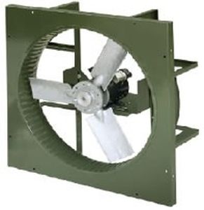 ventilateur mural / hélicoïde / d'évacuation / à entraînement direct
