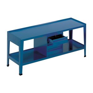 établi en bois / à 3 tiroirs / monobloc