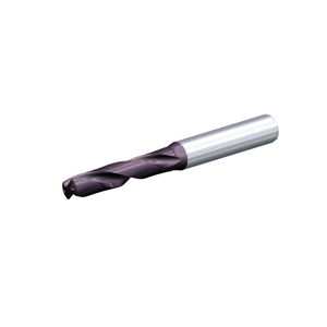 foret monobloc / pour acier inoxydable / en carbure / avec revêtement