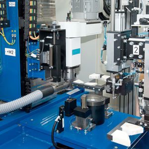 machine à équilibrer verticale / statique / pour poulie / automatique