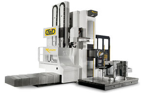 fraiseuse CNC 3 axes / horizontale / à colonne mobile / de haute précision