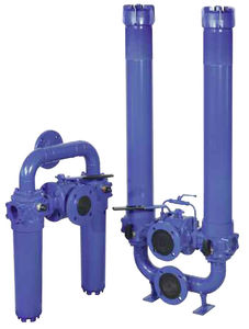 filtre duplex / à liquide / hydraulique / à panier double