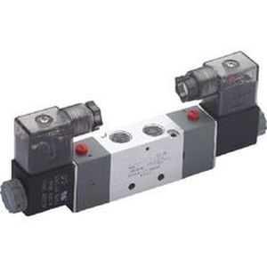 distributeur pneumatique à tiroir / à commande électrique / 5/2