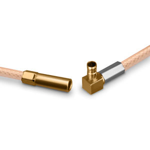 connecteur RF / coaxial / SMT / rectangulaire