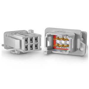 connecteur RF / DIN / rectangulaire / à sertir