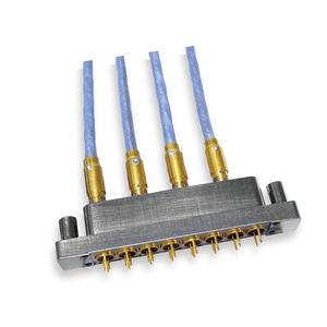 connecteur PCB / twinaxial / Ethernet / micro-D