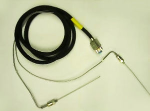 sonde de température à thermocouple / pour gaz d'échappement