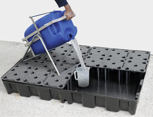 bac de rétention en polyéthylène / rigide / modulaire