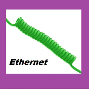câble électrique de données / Ethernet / résistant aux flammes / spiralé