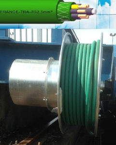 câble électrique d'alimentation / blindé / en Kevlar / à gaine en polyuréthane