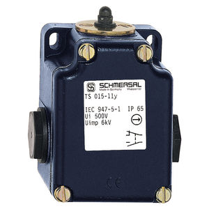 interrupteur de position IP65 / en acier inoxydable / avec plongeur