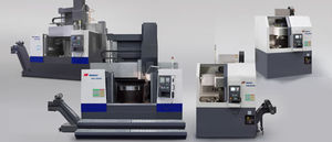 tour CNC / vertical / 2 axes / à double colonne