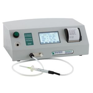 analyseur d'oxygène / de dioxyde de carbone / de produits alimentaires / de gaz