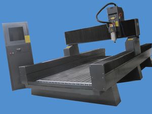 détoureuse CNC / 3 axes / à une broche / pour la pierre