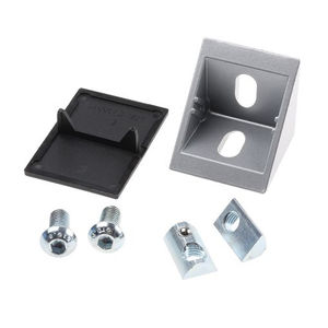 équerre pour assemblage de profilés / en zinc moulé sous-pression