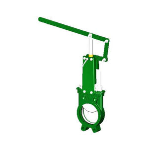 vanne à guillotine / à levier / pour l'eau / en fonte